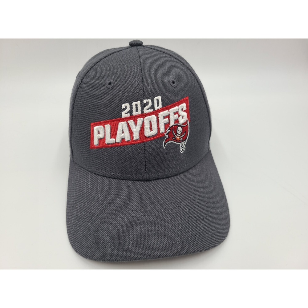 Tampa Bay Buccaneers 2020 Playoffs New Era 9Forty Adjustable Hat Cap NFL‎ Gray